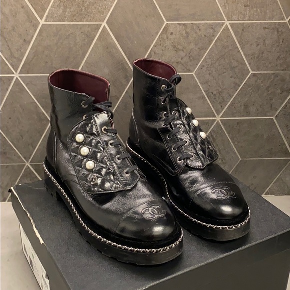 chanel boots barneys